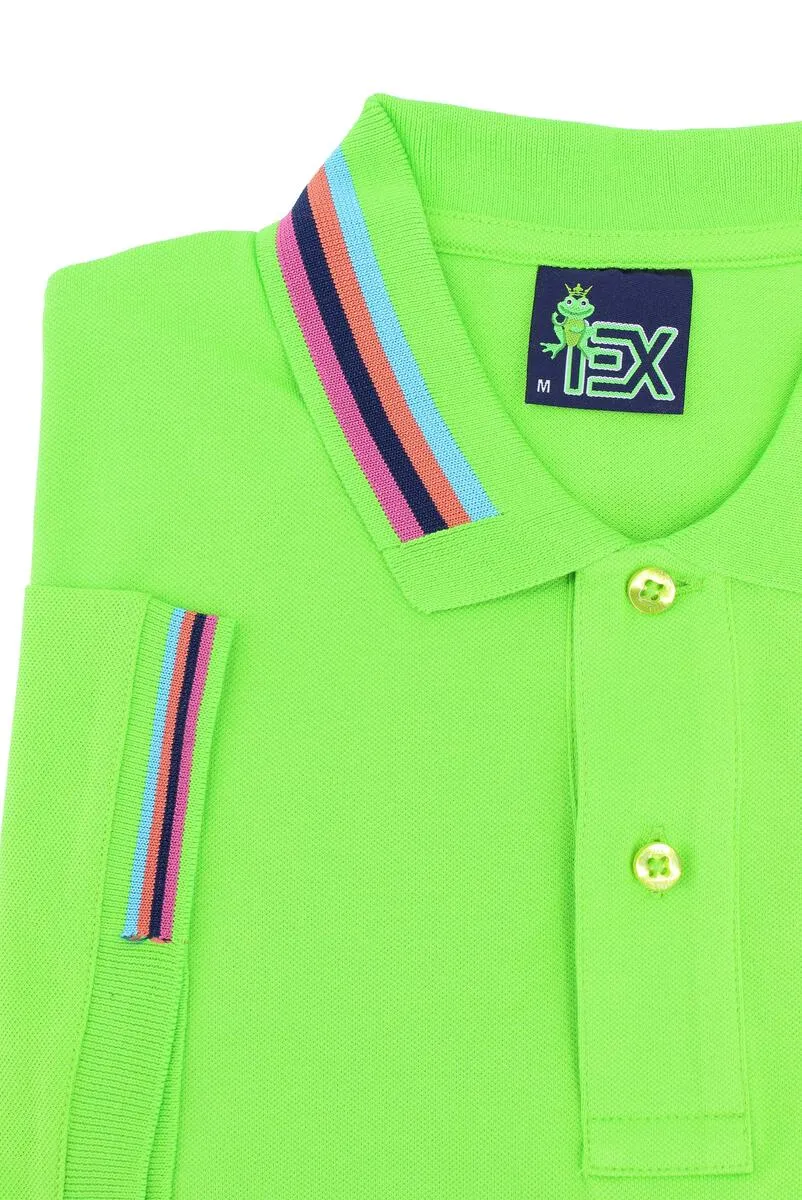 Solid Lime Green Polo by EightX