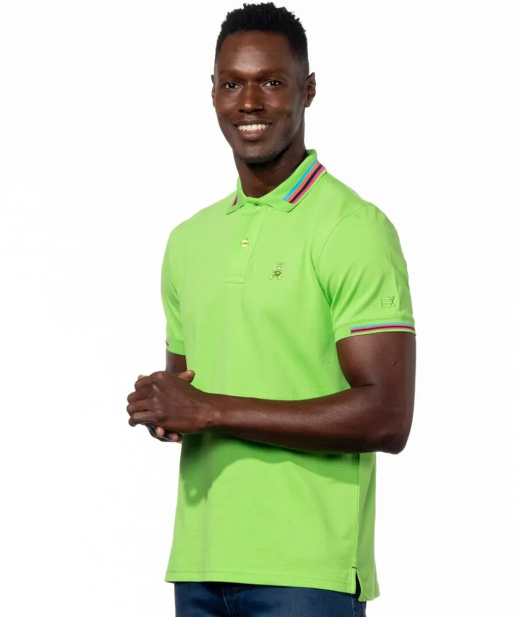 Solid Lime Green Polo by EightX