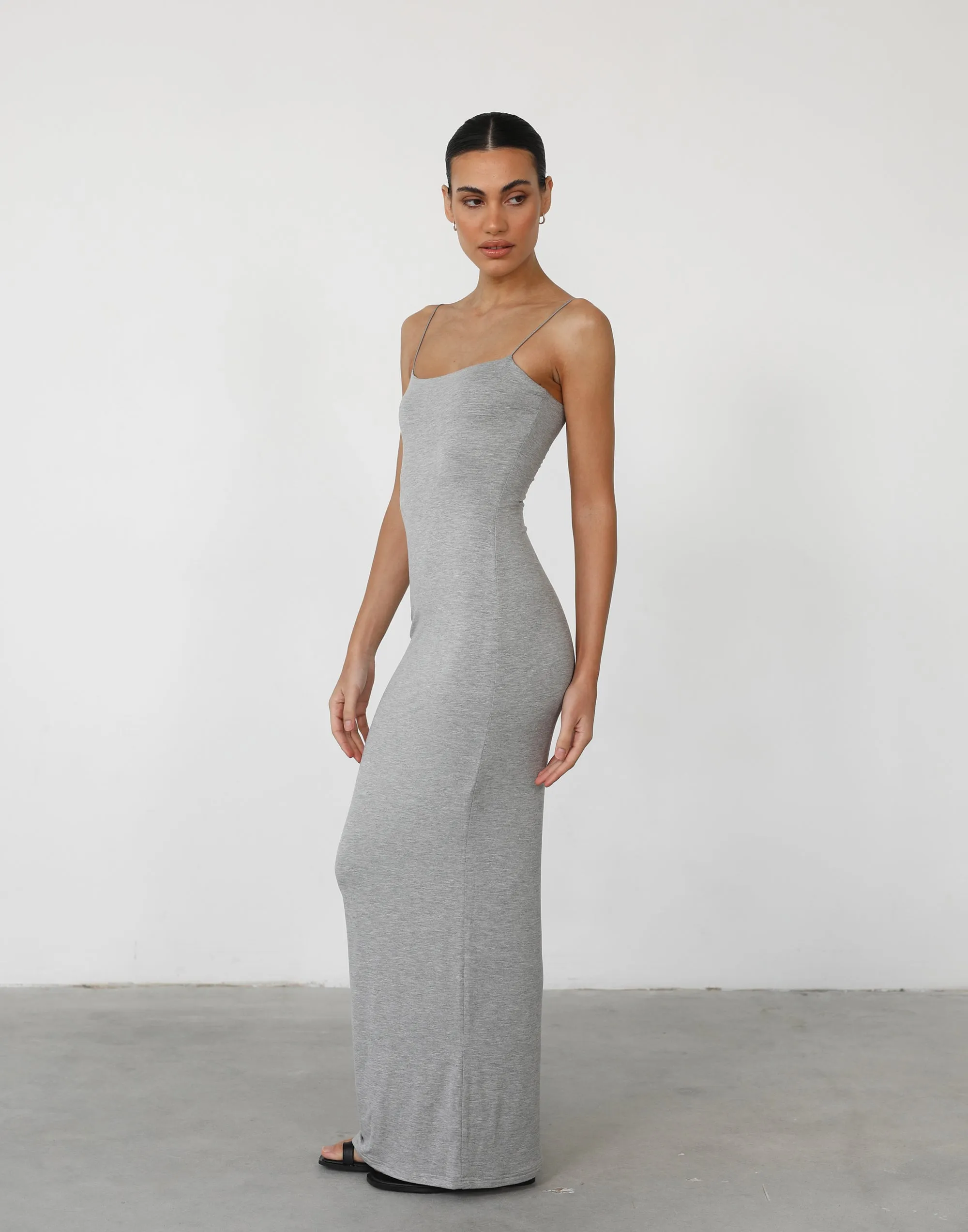 Tammy Maxi Dress (Grey Marle)