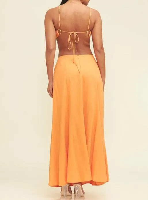 The Cata Dress- Orange