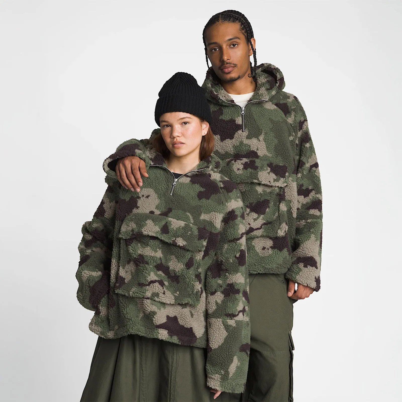 Vans LX Oversized Sherpa Hoodie Classic 'Camo'