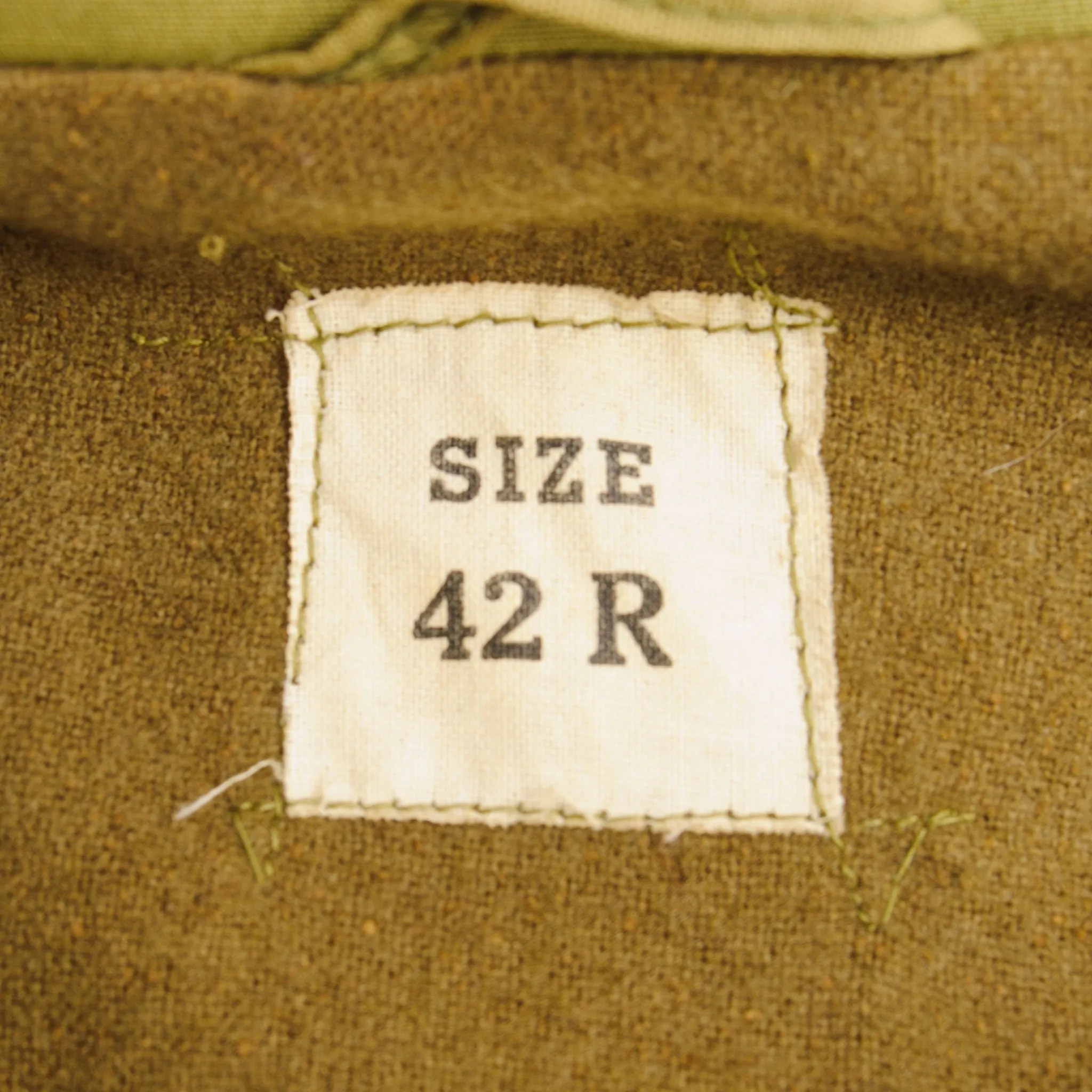 VINTAGE US ARMY FIELD JACKET M-1941 M41 1942 WW2 SIZE 42R MINT CONDITION