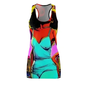 Women's Cut & Sew Racerback Dress (AOP)