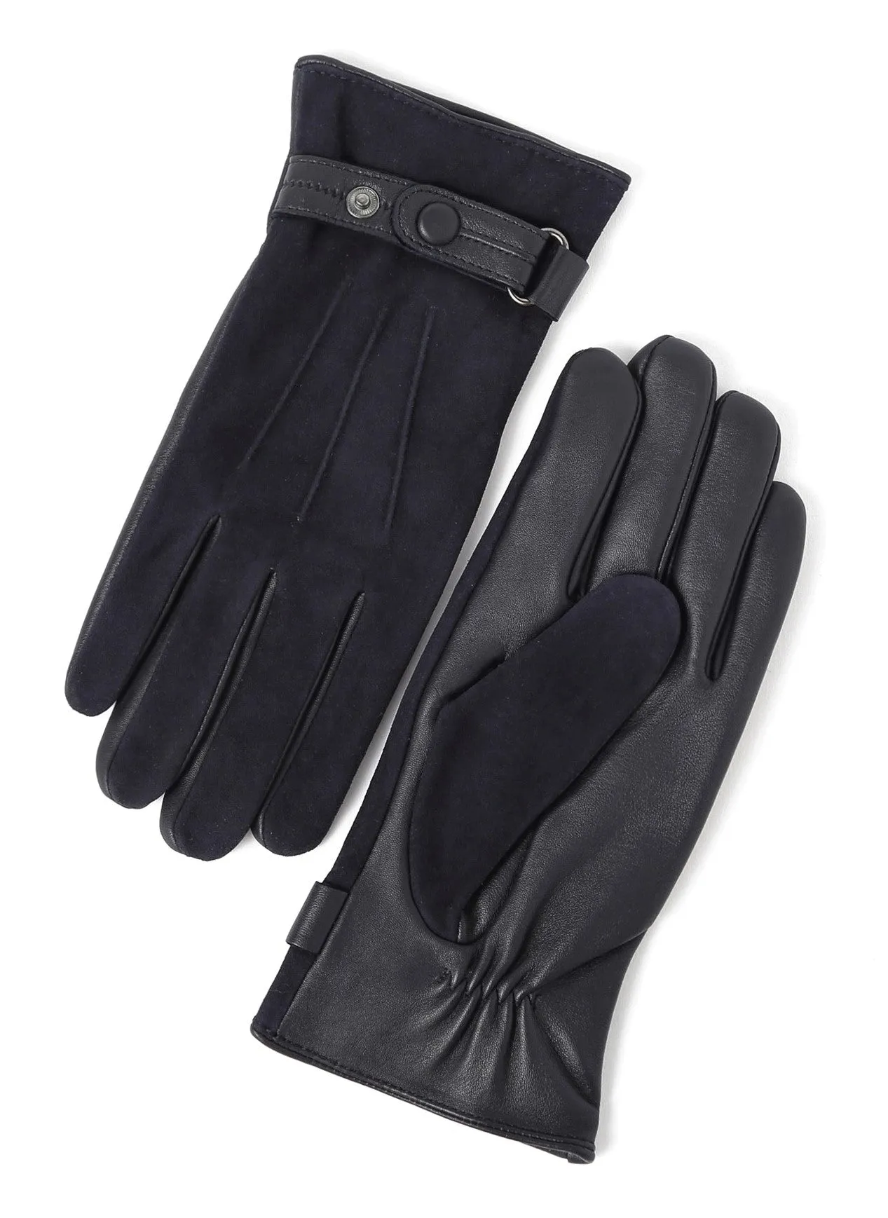 YISEVEN Men's Touchscreen Sheepskin  Leather Gloves