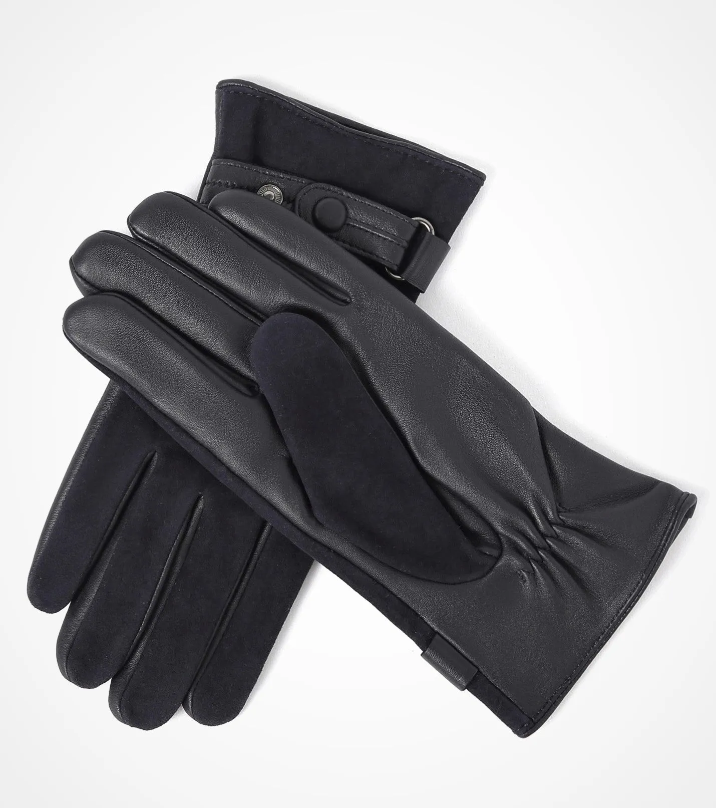 YISEVEN Men's Touchscreen Sheepskin  Leather Gloves